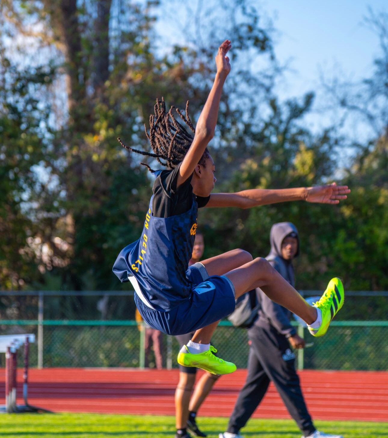 Track and field student.