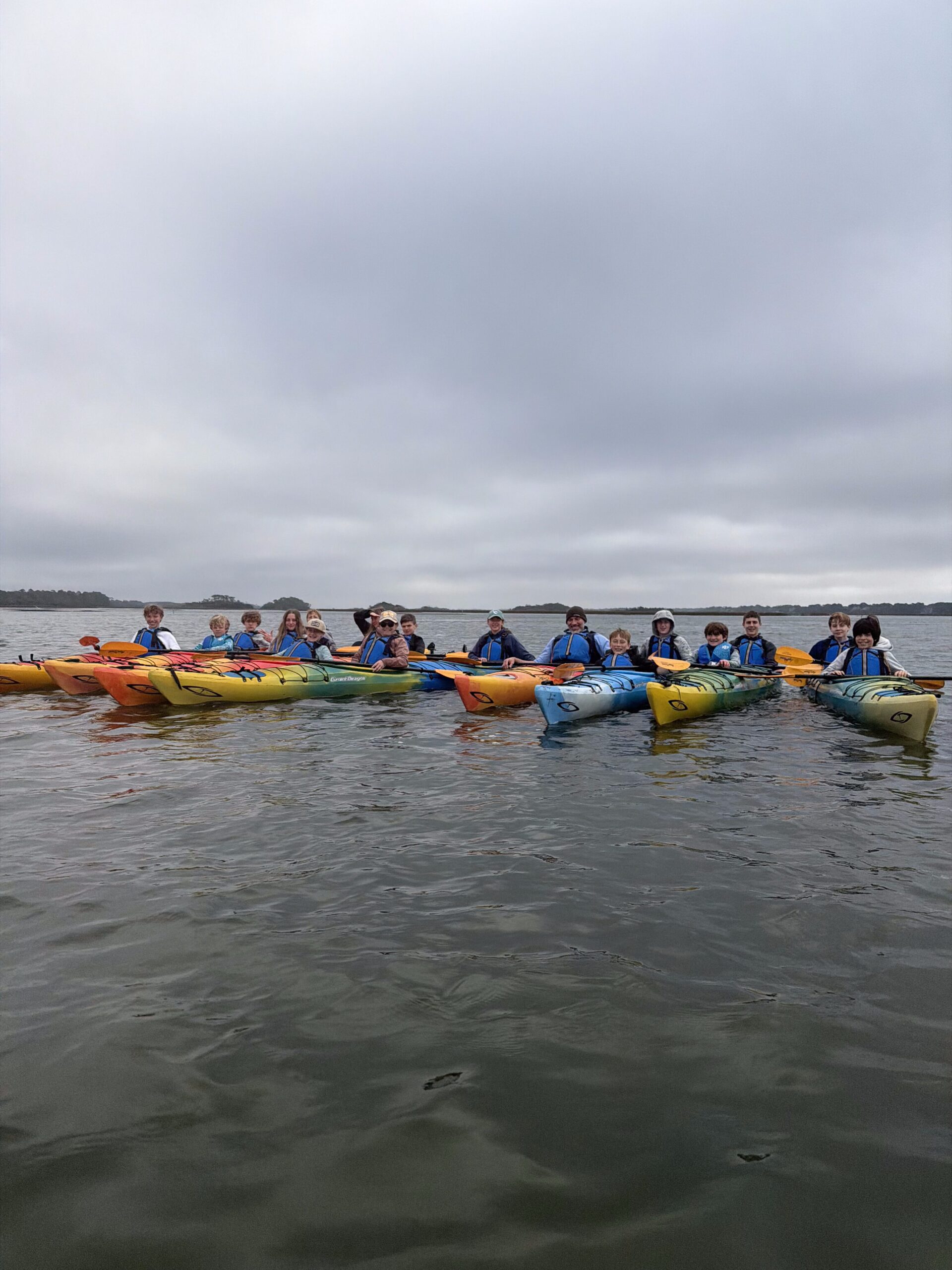 Students Kayaking