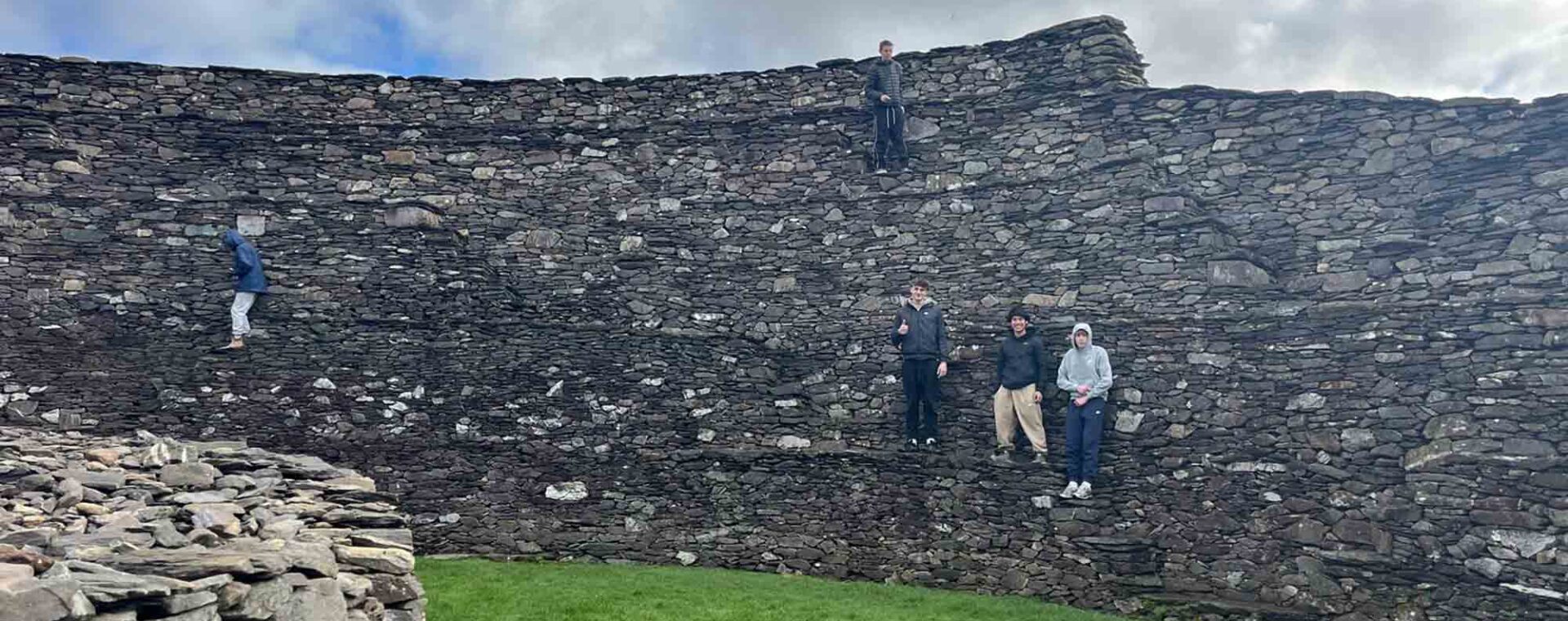 Students in Ireland during Winterim.