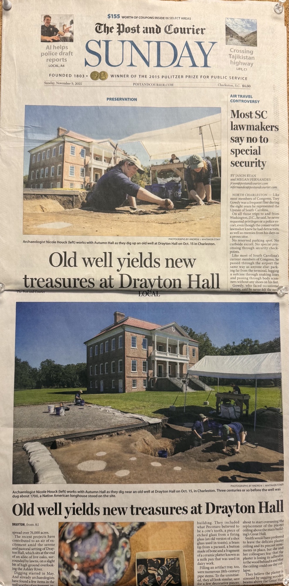 Student Archaeology Internship at Drayton Hall